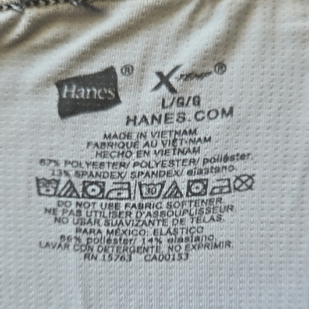 Hanes Gray Boxer Briefs with Elastic Waistband - Picture 3 of 5